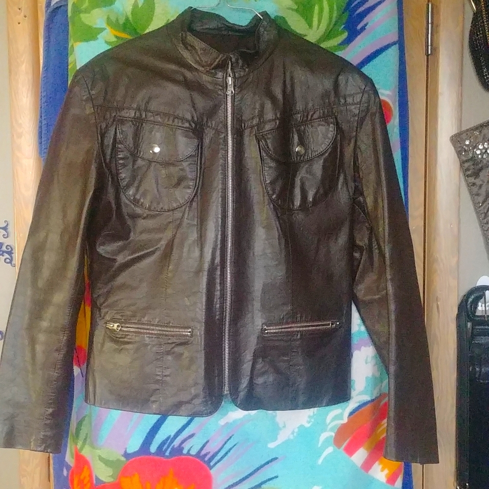 Leather jacket